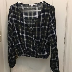 Wrap blouse